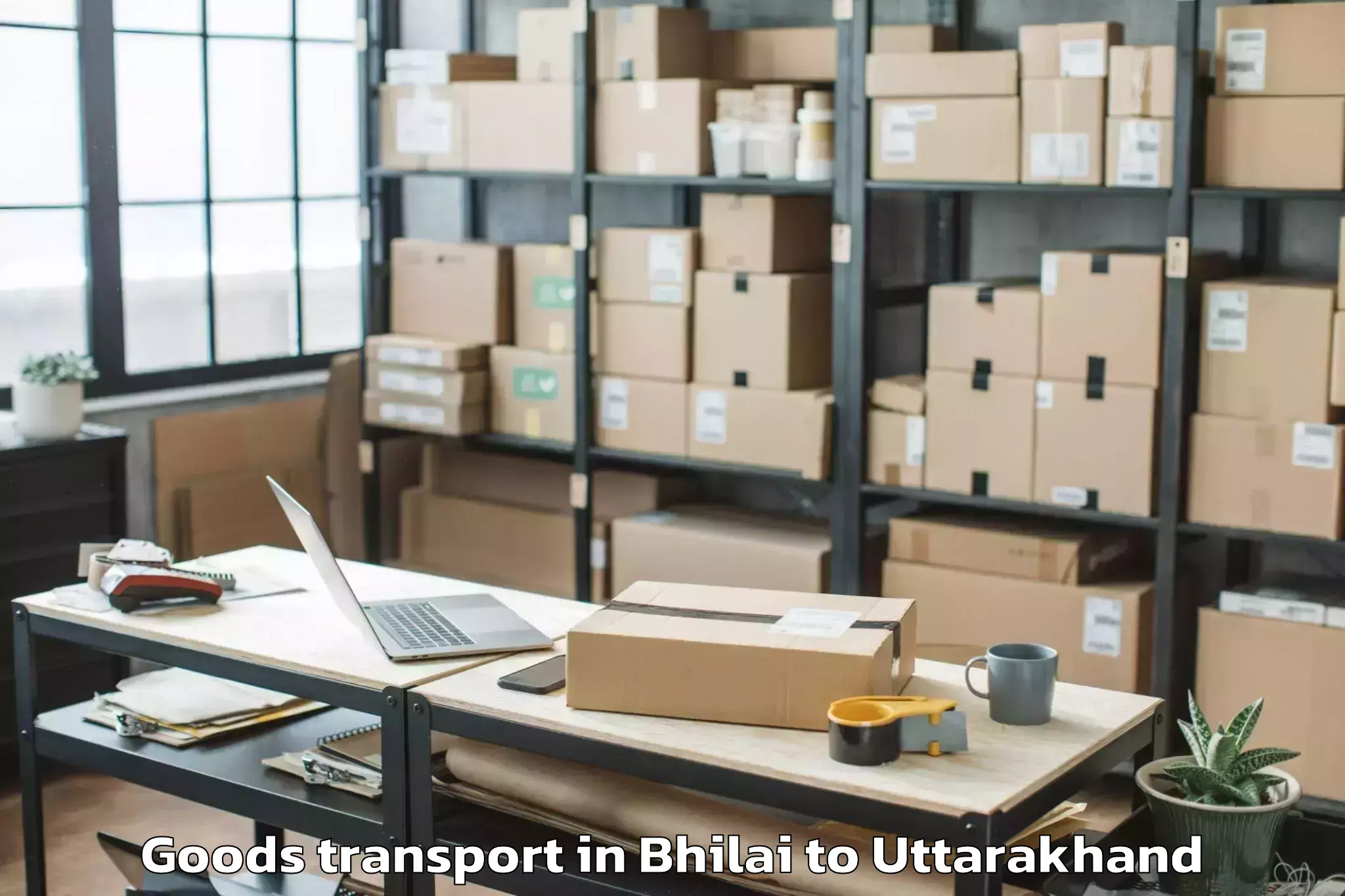 Efficient Bhilai to Veer Chandra Singh Garhwali Ut Goods Transport